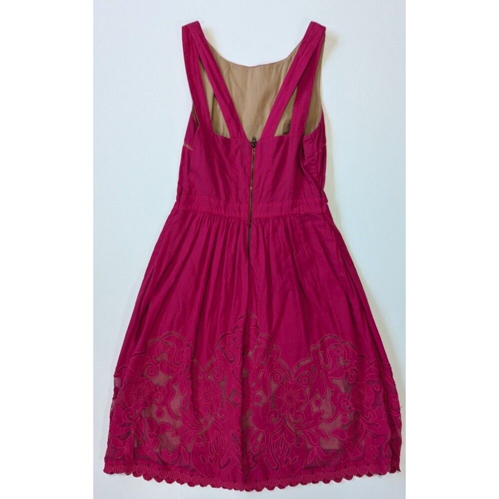 Anthropologie Moulinette Soeurs Dress Rose Pink Sierra Rhododendron - Picture 11 of 11